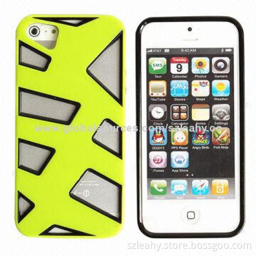 Hot selling and nice appearance PC + TPU case for iPhone 5/5s